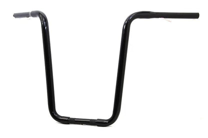 MCM Narrow Body Ape Hanger Handlebar with Indents in Black, Part Number 20095 by MCM