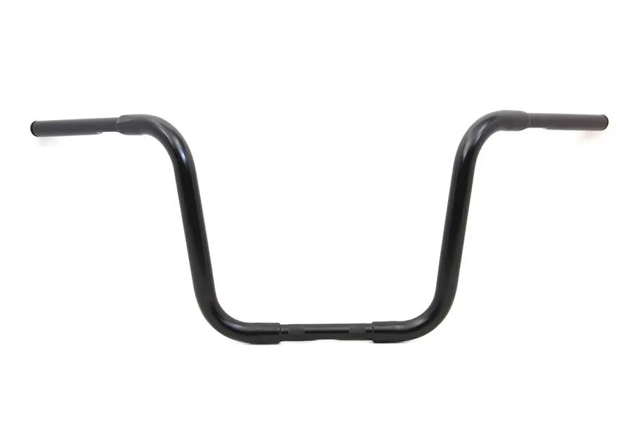 MCM 12-1/2 inch Buffalo Ape Hanger Handlebar with Indents in Black – Part Number 20253B by MCM