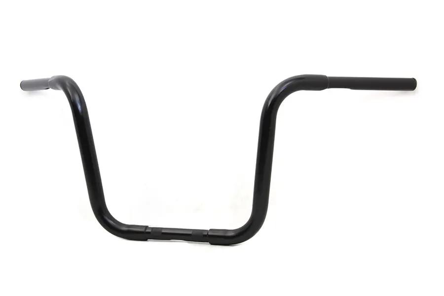 MCM 12-1/2 inch Buffalo Ape Hanger Handlebar with Indents in Black – Part Number 20253B by MCM