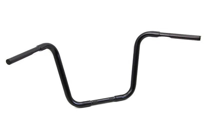 MCM 14 Inch Buffalo Ape Hanger Handlebar with Indents for Harley Davidson – Black by MCM