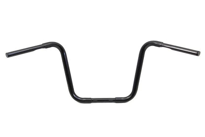 MCM 14 Inch Buffalo Ape Hanger Handlebar with Indents for Harley Davidson – Black by MCM