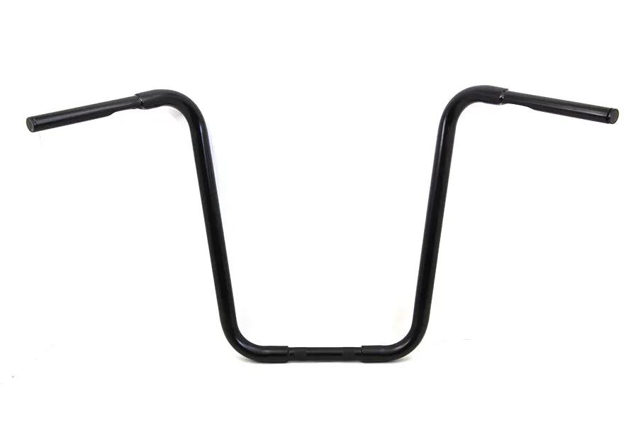 MCM 20 Inch Buffalo Ape Hanger Handlebar with Indents for Harley Davidson - Black by MCM