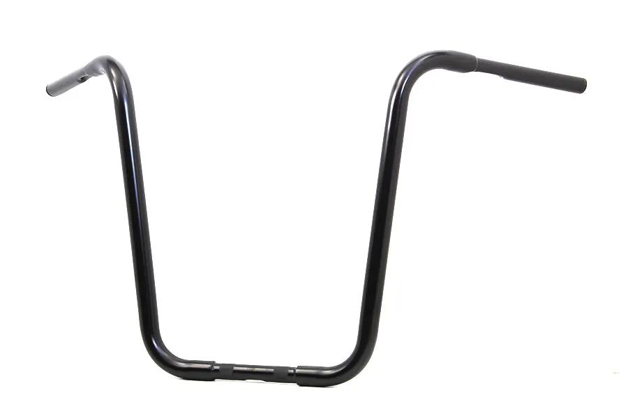 MCM 20 Inch Buffalo Ape Hanger Handlebar with Indents for Harley Davidson - Black by MCM