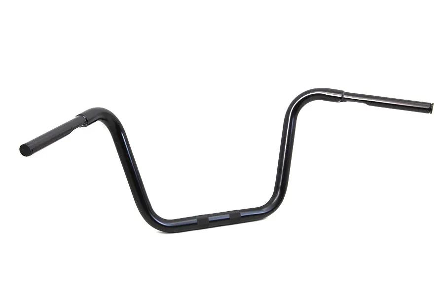 MCM 12 Inch Rhino Ape Hanger Handlebar with Indents in Black (Part No. 20288B) by MCM