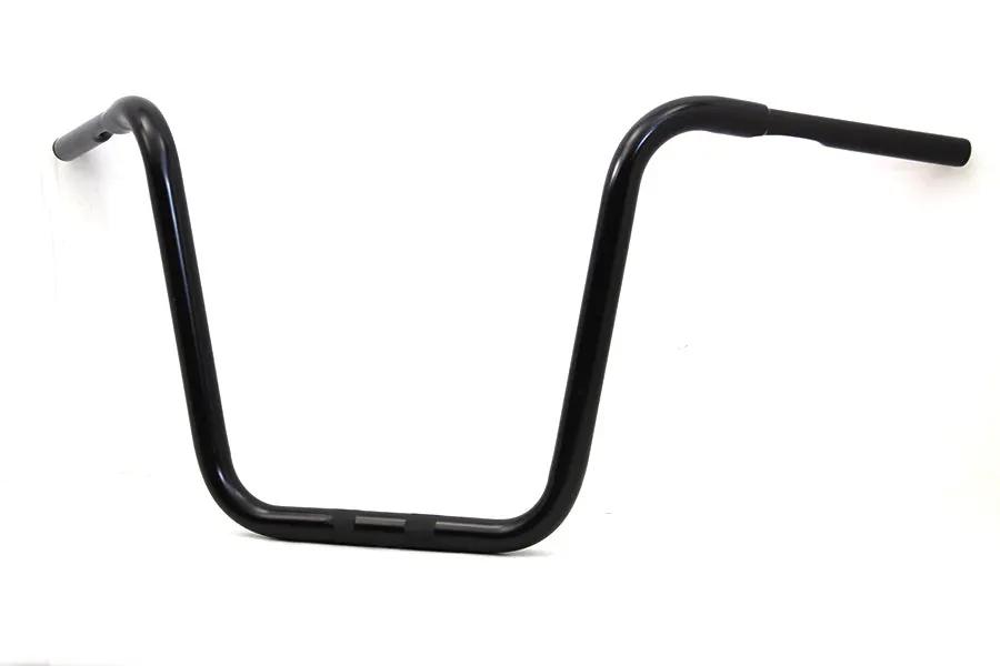 MCM 15-1/2 Inch Rhino Ape Hanger Handlebar with Indents in Black, Part Number 20260B by MCM