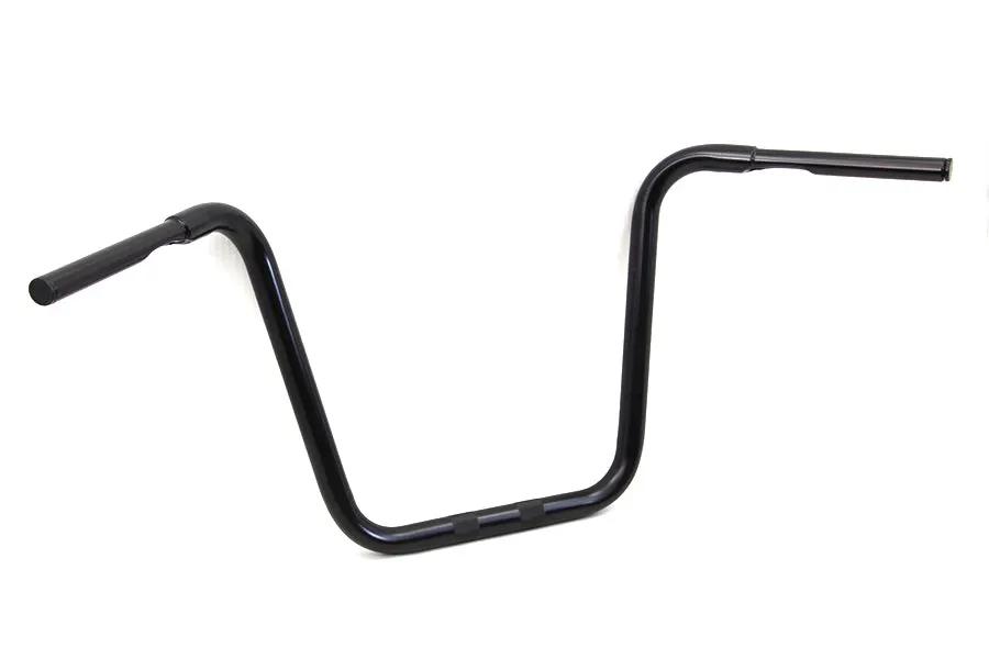 MCM 15-1/2 Inch Rhino Ape Hanger Handlebar with Indents in Black, Part Number 20260B by MCM