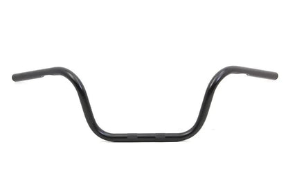 MCM 8 Inch Ape Hanger Handlebar with Indents for Harley Davidson - Black, Part Number 20261B by MCM