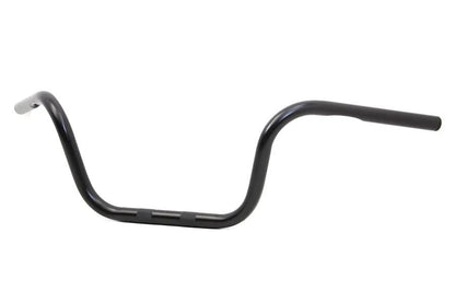 MCM 8 Inch Ape Hanger Handlebar with Indents for Harley Davidson - Black, Part Number 20261B by MCM