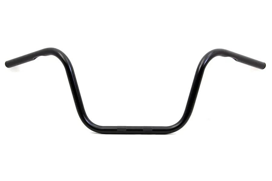 MCM 10-Inch Black Ape Hanger Handlebar with Indents for Harley Davidson FL and Fx Models by MCM