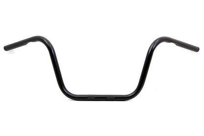 MCM 10-Inch Black Ape Hanger Handlebar with Indents for Harley Davidson FL and Fx Models by MCM