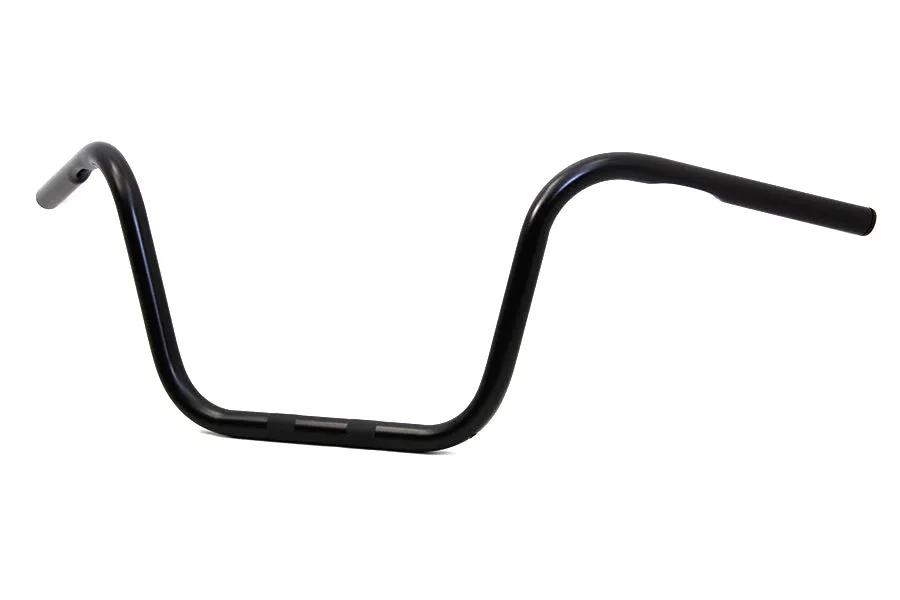 MCM 10-Inch Black Ape Hanger Handlebar with Indents for Harley Davidson FL and Fx Models by MCM