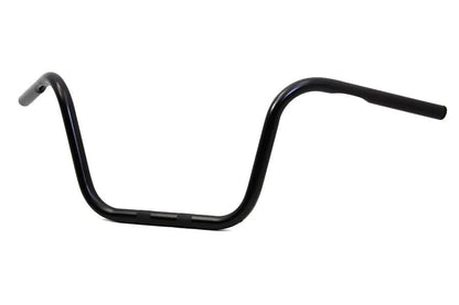 MCM 10-Inch Black Ape Hanger Handlebar with Indents for Harley Davidson FL and Fx Models by MCM
