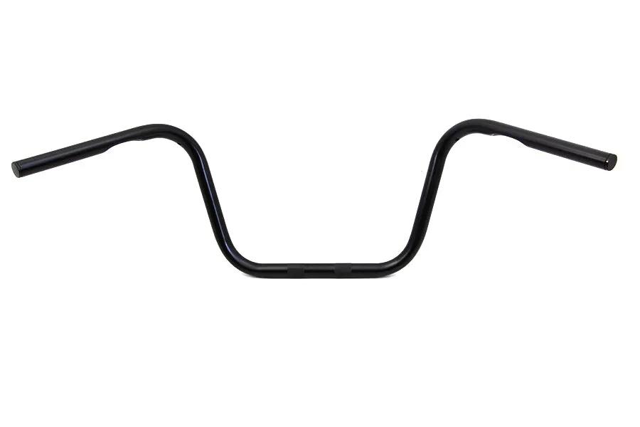 MCM 10-Inch Black Ape Hanger Handlebar with Indents for Harley Davidson FL and Fx Models by MCM