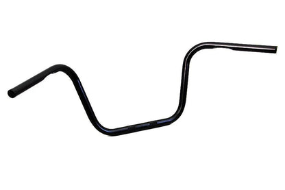 MCM 10-Inch Black Ape Hanger Handlebar with Indents for Harley Davidson FL and Fx Models by MCM