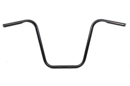 MCM 16 Inch Ape Hanger Handlebar with Indents for Harley Davidson - Gloss Black, Part 20264B by MCM