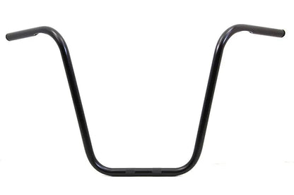 MCM 18 Inch Ape Hanger Handlebar with Indents for Harley Davidson - Black, Part 20265B by MCM