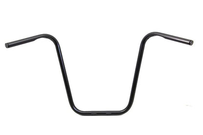 MCM 18 Inch Ape Hanger Handlebar with Indents for Harley Davidson - Black, Part 20265B by MCM