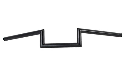 MCM 25-1309 Black 1 Inch Z Style Handlebar Without Indents for Harley Davidson by MCM
