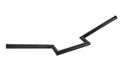 MCM 25-1309 Black 1 Inch Z Style Handlebar Without Indents for Harley Davidson by MCM