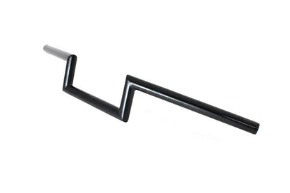 MCM 25-1309 Black 1 Inch Z Style Handlebar Without Indents for Harley Davidson by MCM