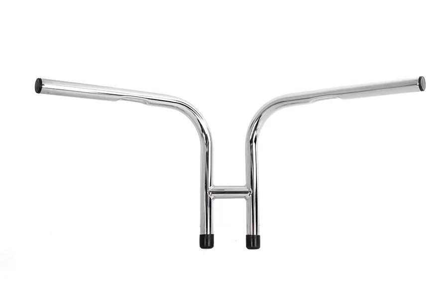 V-Twin Rabbit Ear Handlebar Chrome Part 20326 with 3-1/2 Inch Mount Bolt Spacing by V-Twin