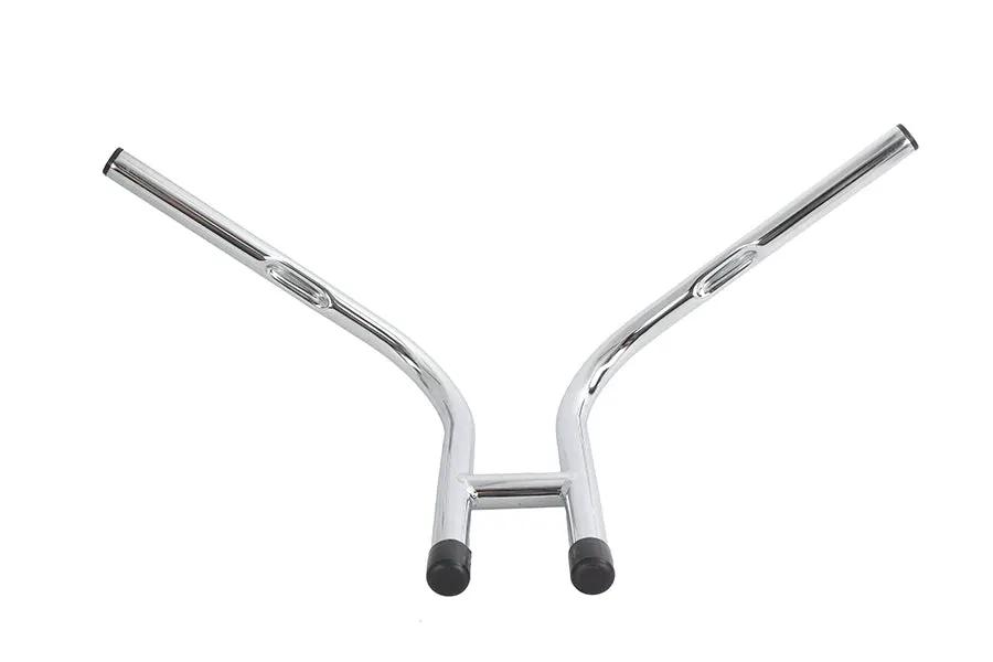 V-Twin Rabbit Ear Handlebar Chrome Part 20326 with 3-1/2 Inch Mount Bolt Spacing by V-Twin
