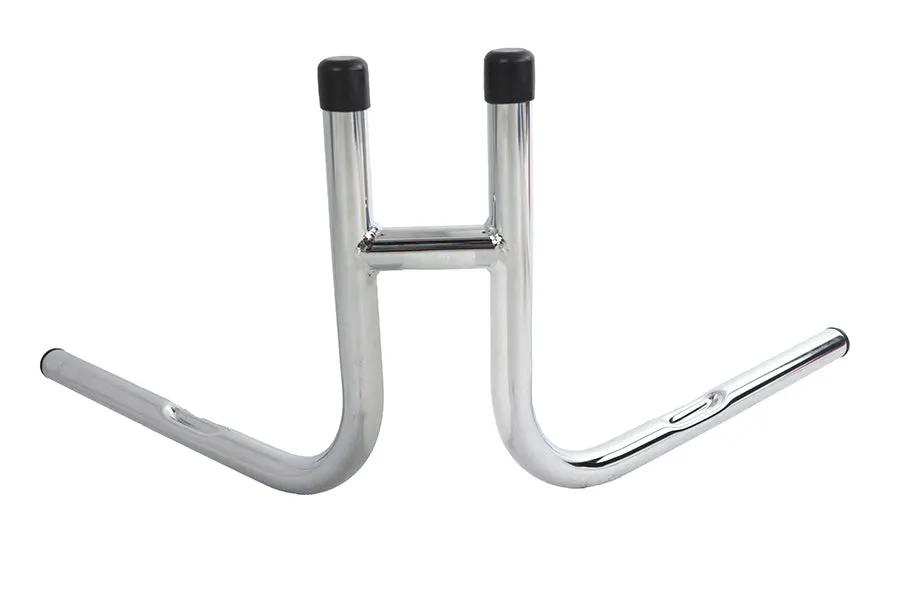 V-Twin Rabbit Ear Handlebar Chrome Part 20326 with 3-1/2 Inch Mount Bolt Spacing by V-Twin