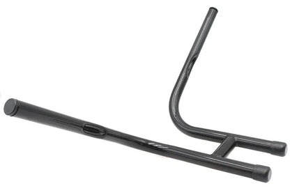 V-Twin Rabbit Ear Handlebar Black with 3-1/2 Inch Mount Bolt Spacing - 1 Inch Outer Diameter by V-Twin