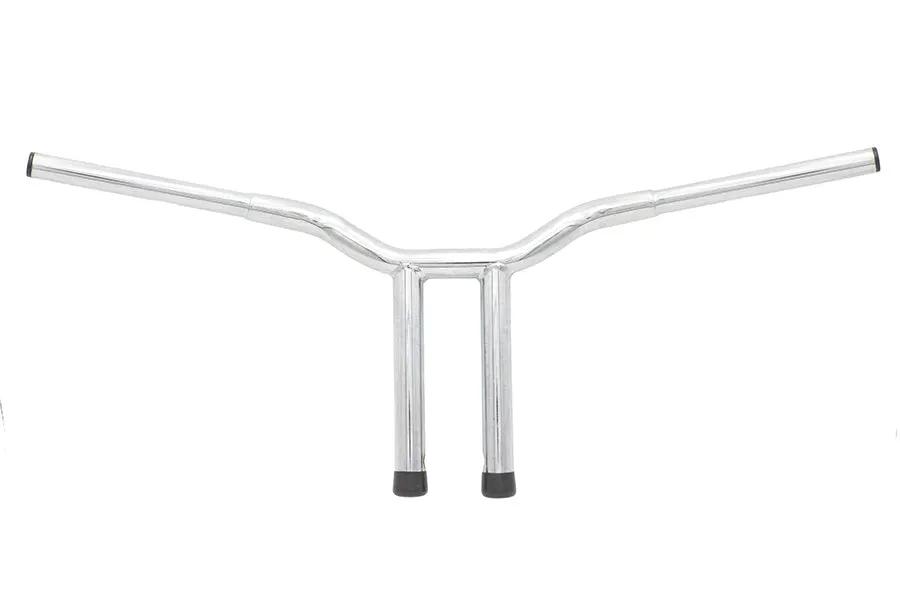 V-Twin 14 Inch Combat Style Riser Handlebar Chrome - Part 20327 by V-Twin