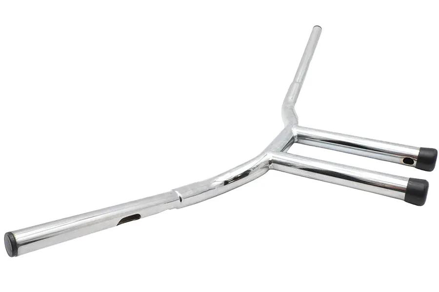V-Twin 14 Inch Combat Style Riser Handlebar Chrome - Part 20327 by V-Twin