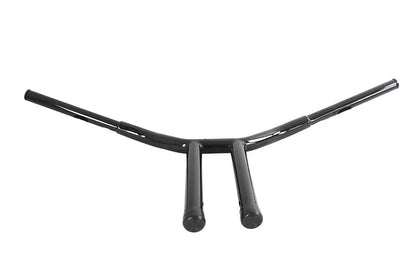 V-Twin 14 inch Combat Style Riser Handlebar in Black, Part Number 20327B by V-Twin