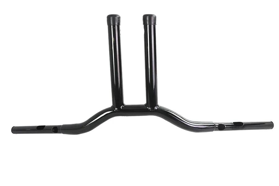 V-Twin 14 inch Combat Style Riser Handlebar in Black, Part Number 20327B by V-Twin