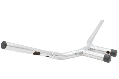 V-Twin 10 Inch Combat Style Riser Handlebar Chrome - Part 20327D by V-Twin