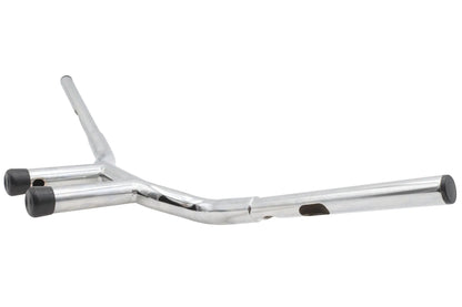 V-Twin 10 Inch Combat Style Riser Handlebar Chrome - Part 20327D by V-Twin