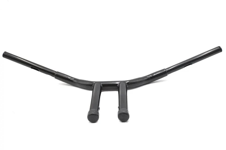 V-Twin 12 Inch Combat Style Riser Handlebar in Black, Part Number 20327AB by V-Twin