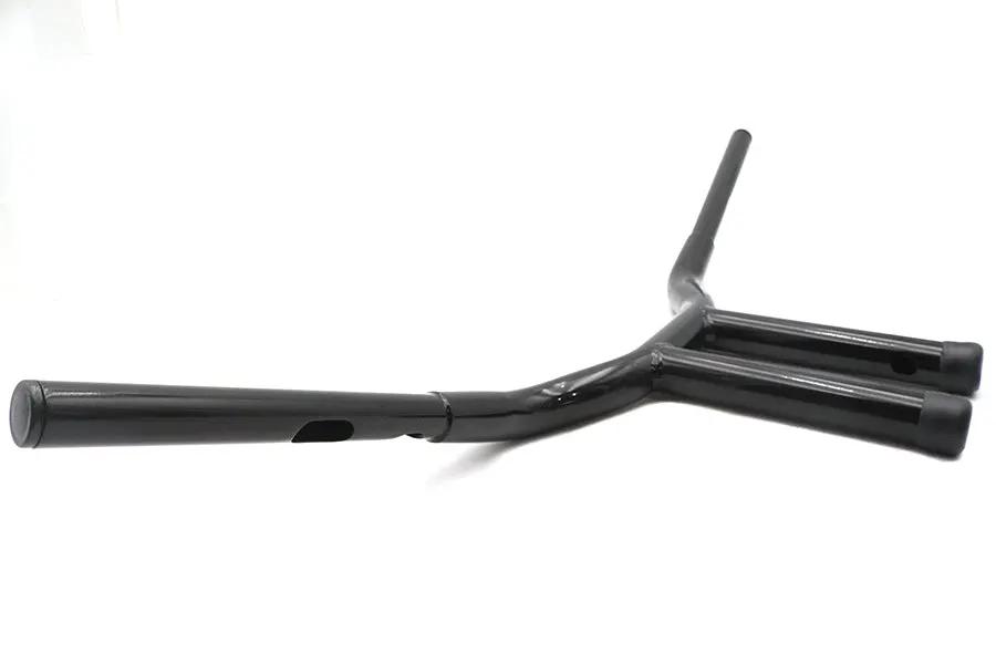 V-Twin 12 Inch Combat Style Riser Handlebar in Black, Part Number 20327AB by V-Twin