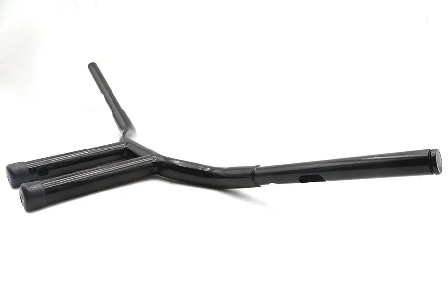 V-Twin 12 Inch Combat Style Riser Handlebar in Black, Part Number 20327AB by V-Twin