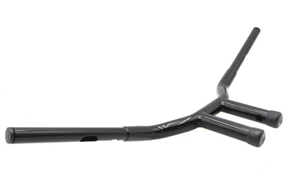 V-Twin 10 Inch Combat Style Riser Handlebar in Black – Part 20327DB by V-Twin
