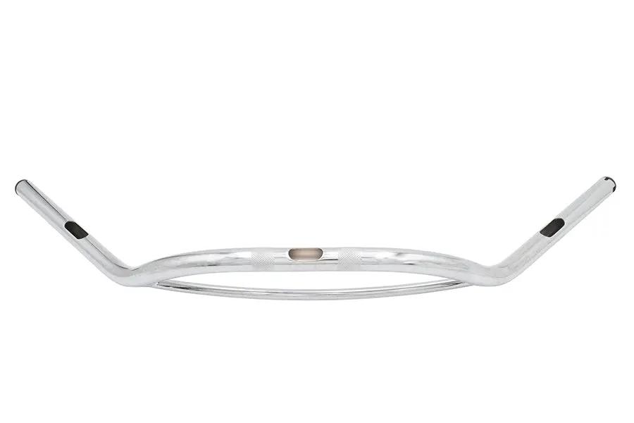 V-Twin M8 Hollywood Handlebar Chrome with Built-In Cross Bar for Harley Davidson XL Models by V-Twin