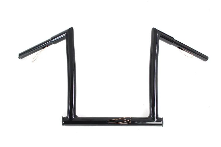MCM 14 inch ChiZeled Z-Bar Handlebar for Harley Davidson FLTR Models by MCM