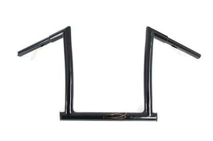 MCM 14 inch ChiZeled Z-Bar Handlebar for Harley Davidson FLTR Models by MCM
