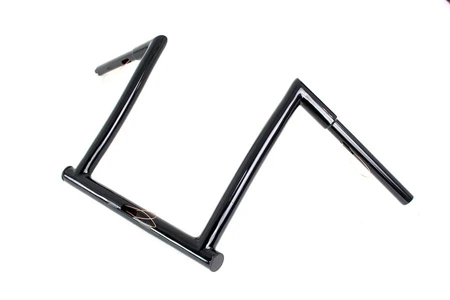 MCM 14 inch ChiZeled Z-Bar Handlebar for Harley Davidson FLTR Models by MCM