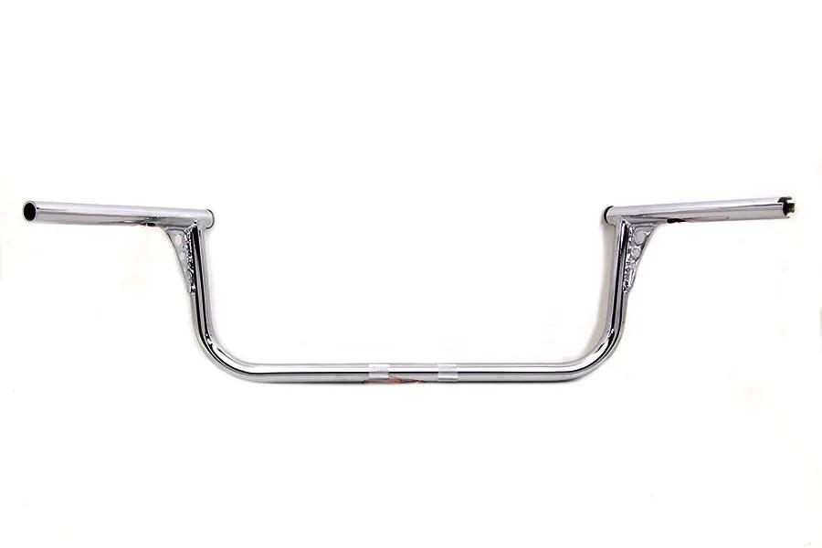 MCM 20187 8 Inch Glider Handlebar without Indents for Harley Davidson FLH Models by MCM