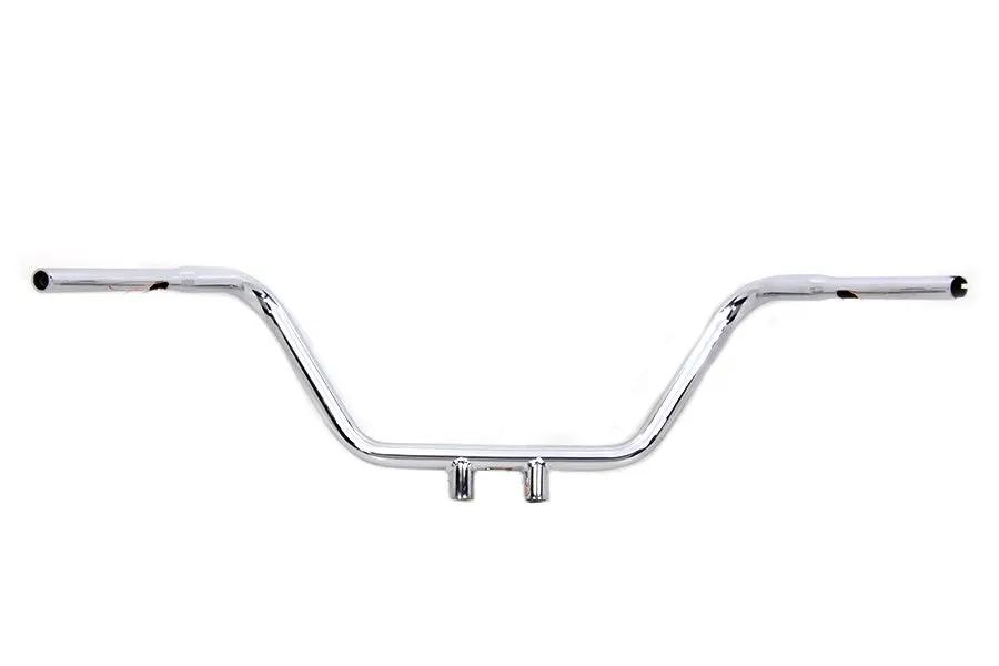 MCM 10 Inch Chrome Bathtub Handlebar for Harley Davidson FLH Models (Part #20161) by MCM