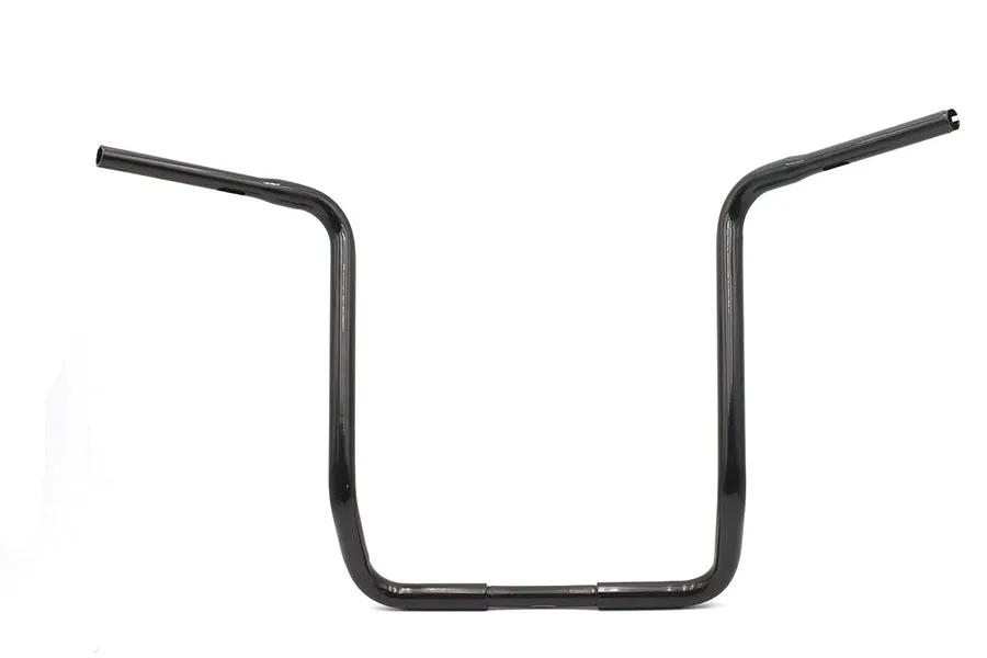 Ultima 50-329 19 Inch Black Dresser Ape Hanger Handlebar with Wiring Pull-Through for Harley Davidson by Ultima