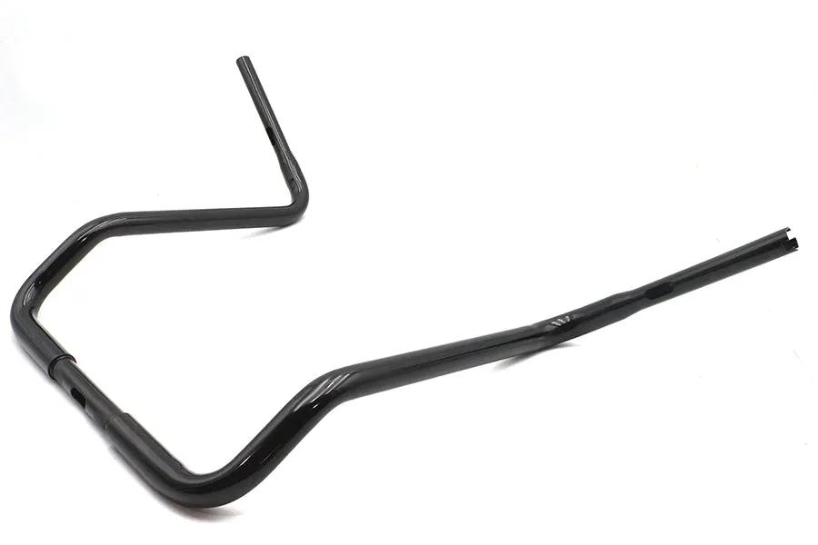 Ultima 50-329 19 Inch Black Dresser Ape Hanger Handlebar with Wiring Pull-Through for Harley Davidson by Ultima