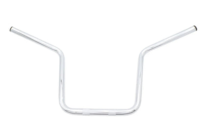 Ultima 12 Inch Ape Hanger Handlebar for Harley Davidson - Chrome Steel, 1 Inch Diameter by Ultima