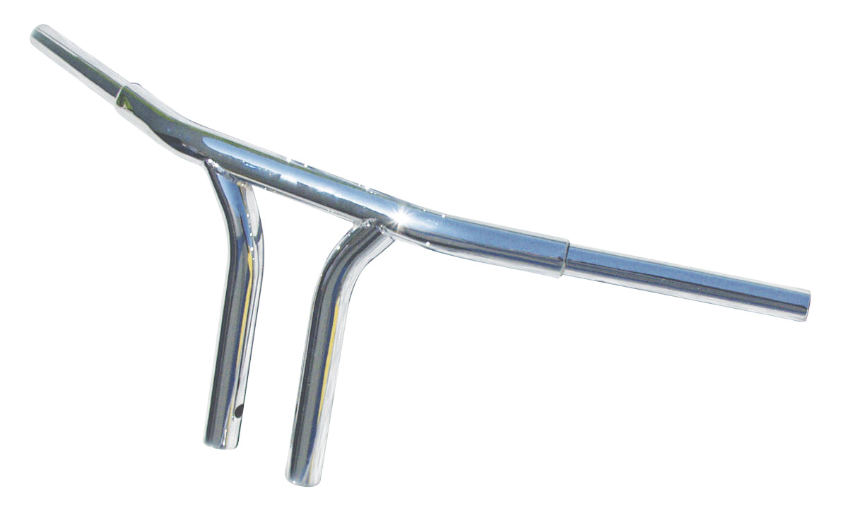Ultima 10 inch Y-Bar Drag Handlebar Chrome for Harley Davidson - Part 50-59