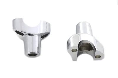 MCM Riser Stem Set Chrome for Harley Davidson FX Models - Part 70148 by MCM