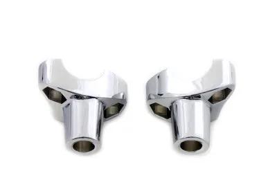 MCM Riser Stem Set Chrome for Harley Davidson FX Models - Part 70148 by MCM